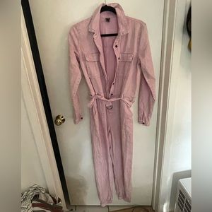 Pink utility jumpsuit!